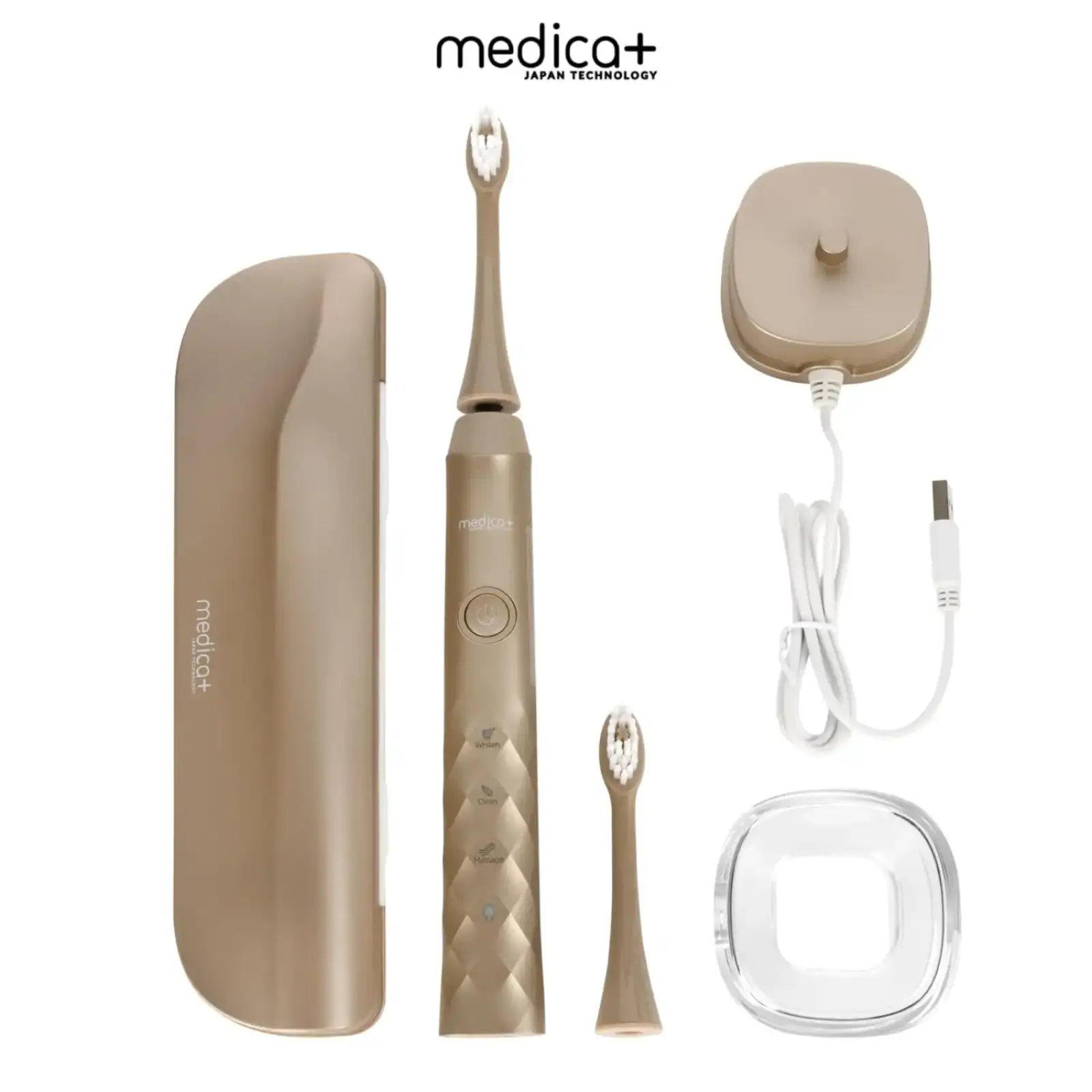 Звукова зубна щітка MEDICA+ ProBrush 11 GOLD Soft-Touch UA