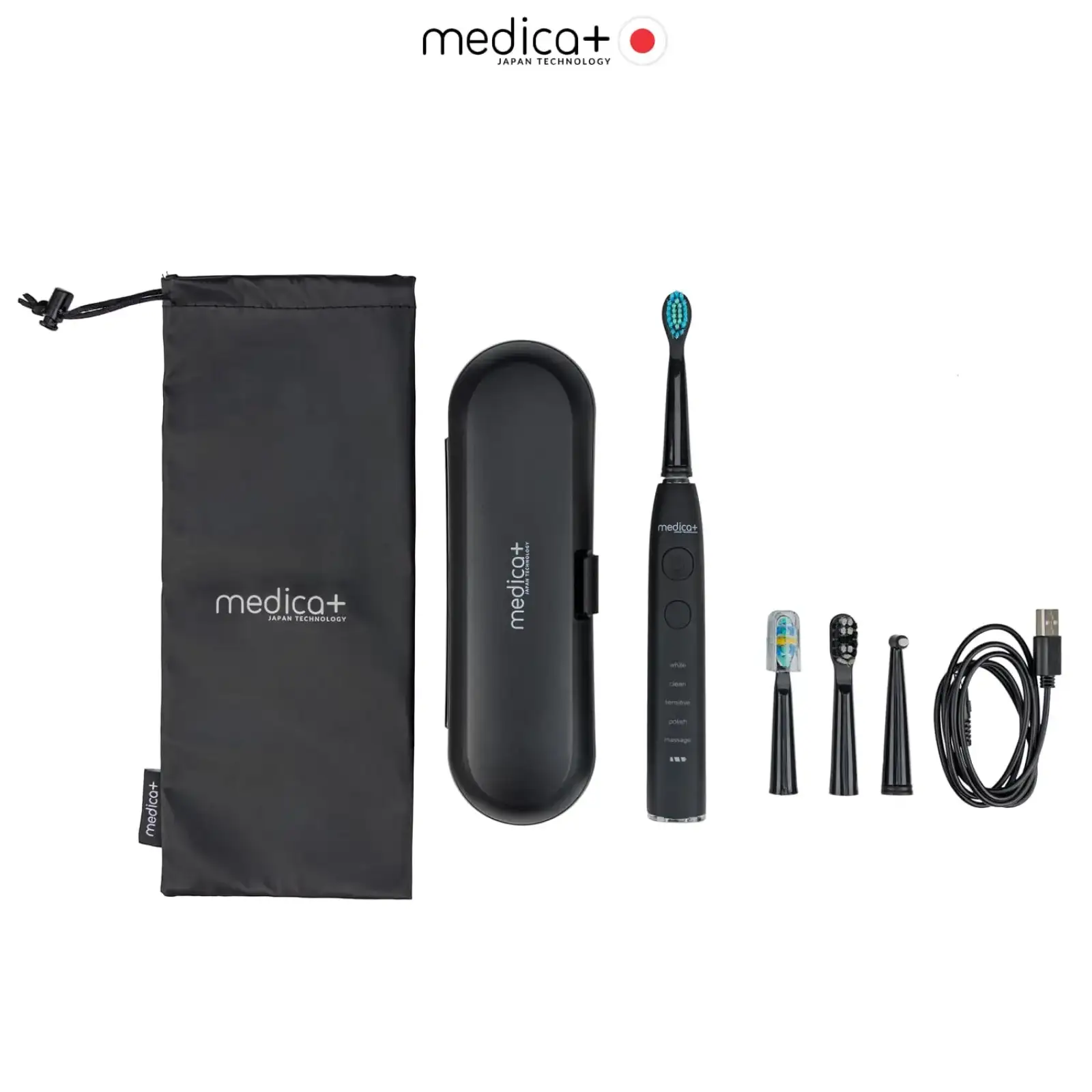 Ультразвукова зубна щітка MEDICA+ PROBRUSH 8.0 Black UA