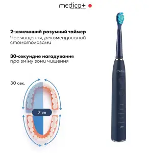 Ультразвукова зубна щітка MEDICA+ PROBRUSH 8.0 Blue UA
