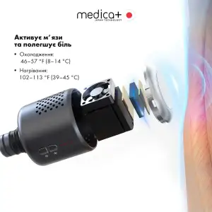 Насадка тепло/холод для масажера MEDICA+ MassHand Pro 2Х UA
