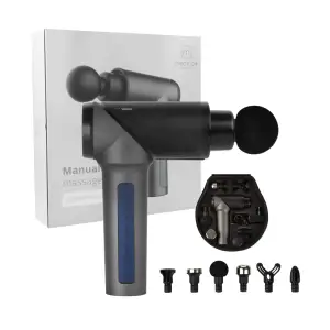 Перкусійний ручний масажер для тіла і м'язів MEDICA+ MassHand Pro 5.0 UA