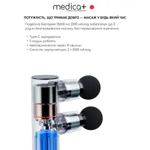 Перкусійний масажер MEDICA+ MassHand Pro 2Х UA