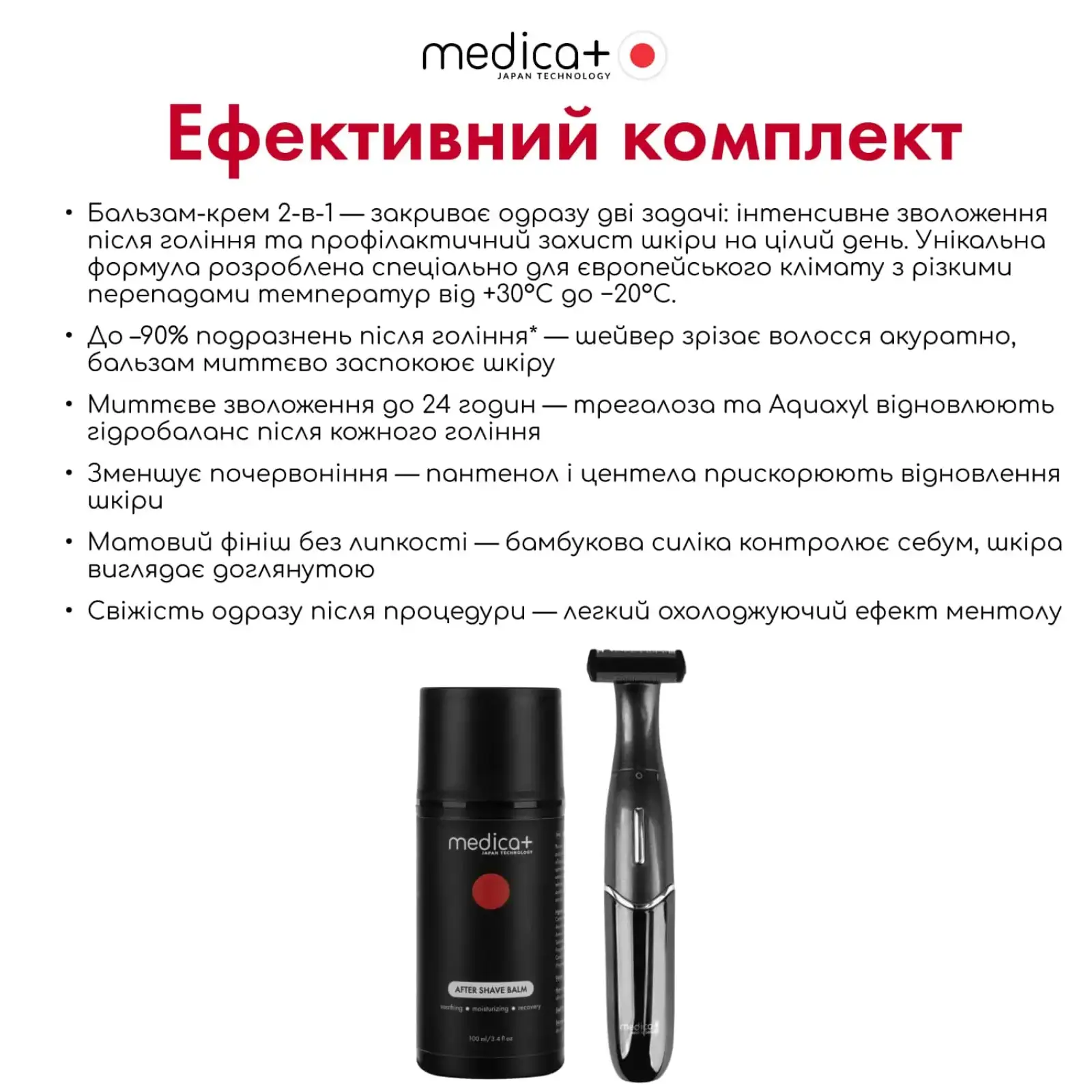 Змінні насадки для тримера MEDICA+ Trimmer 8.0 (2шт) UA