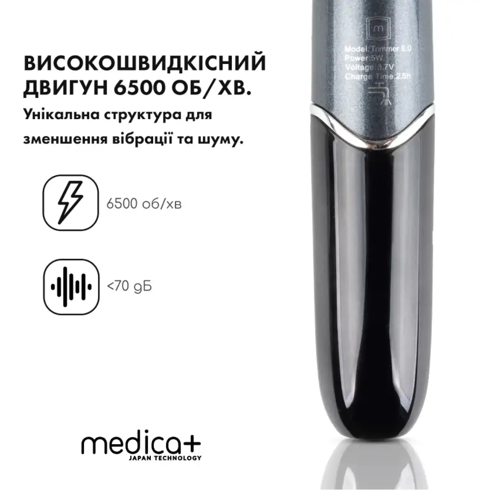 Тример Електростанок 4в1 MEDICA+ Trimmer 8.0 UA