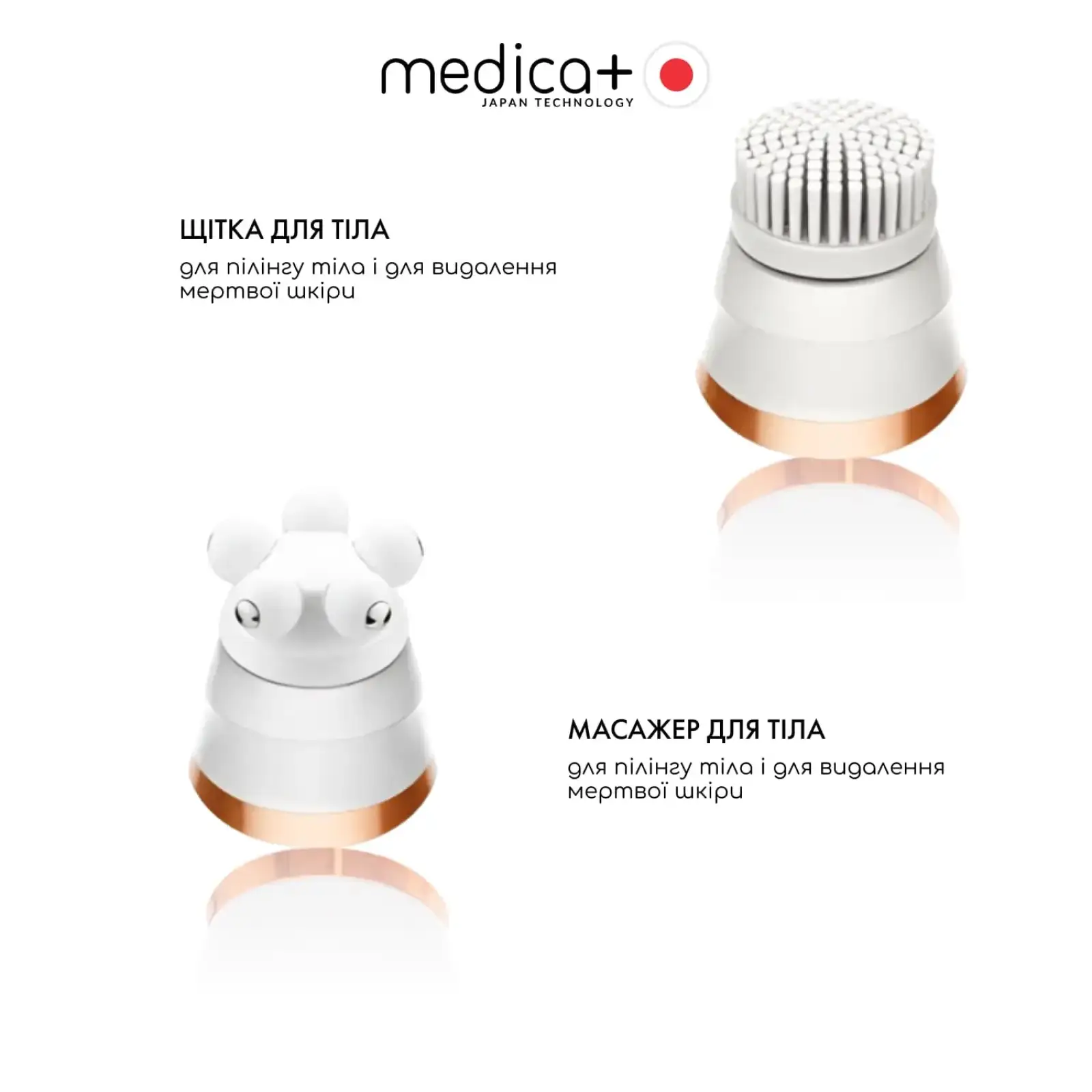 Електрична роликова пилка-пемза 4в1 MEDICA+ BodyControl 4v1 UA