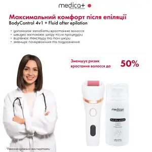 Електрична роликова пилка-пемза 4в1 MEDICA+ BodyControl 4v1 UA