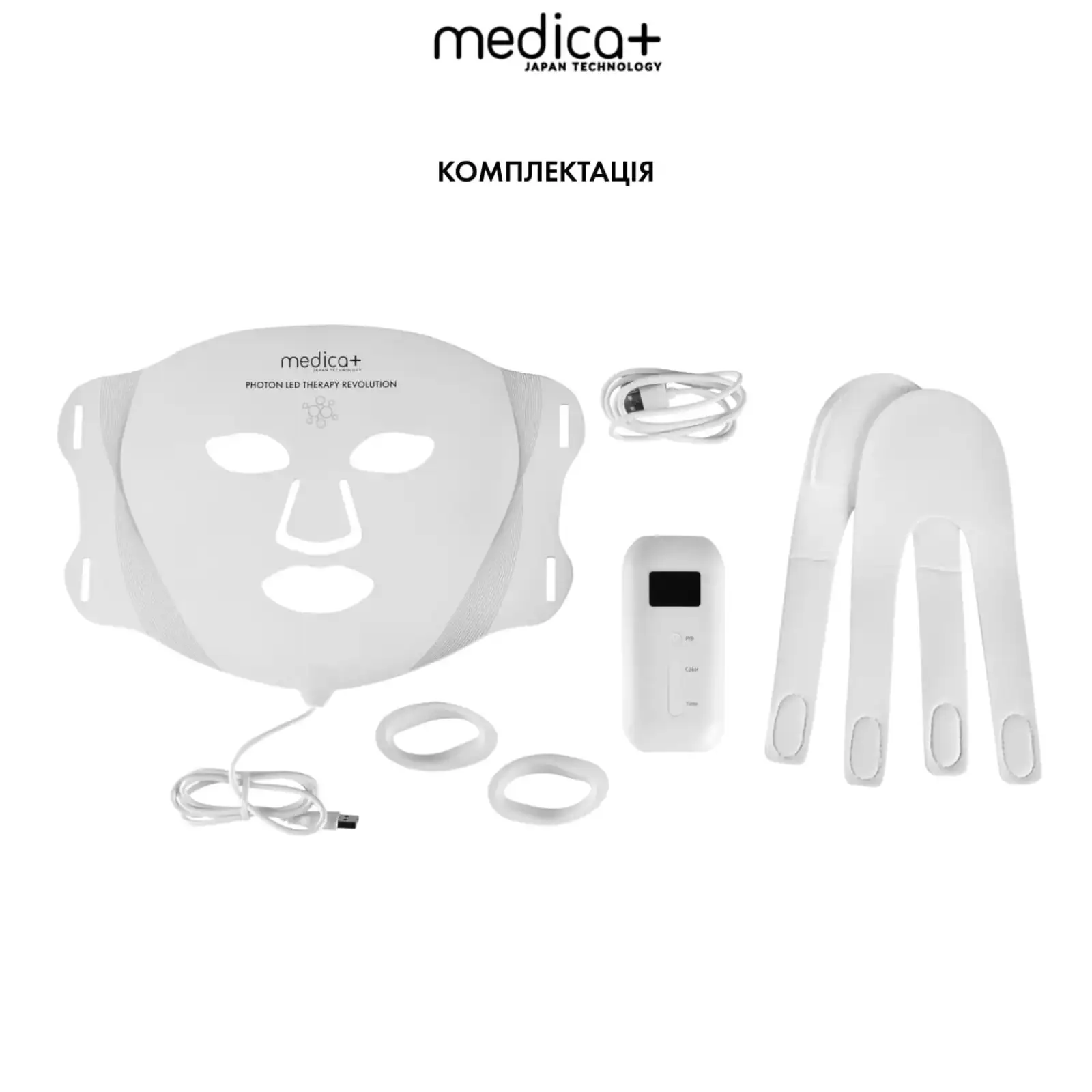 LED-маска для світлотерапії MEDICA+ LEDMask 8X UA