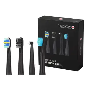 Насадки для ультразвукової зубної щітки MEDICA + PROBRUSH 8.0 black Medica+ UA