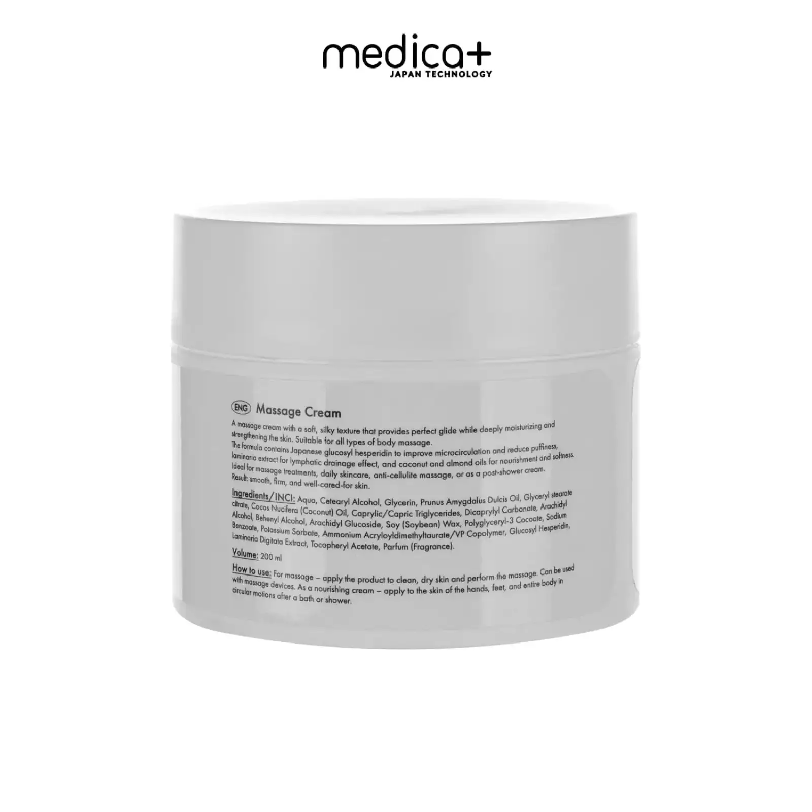 Масажний крем для тіла MEDICA+ Massage cream UA