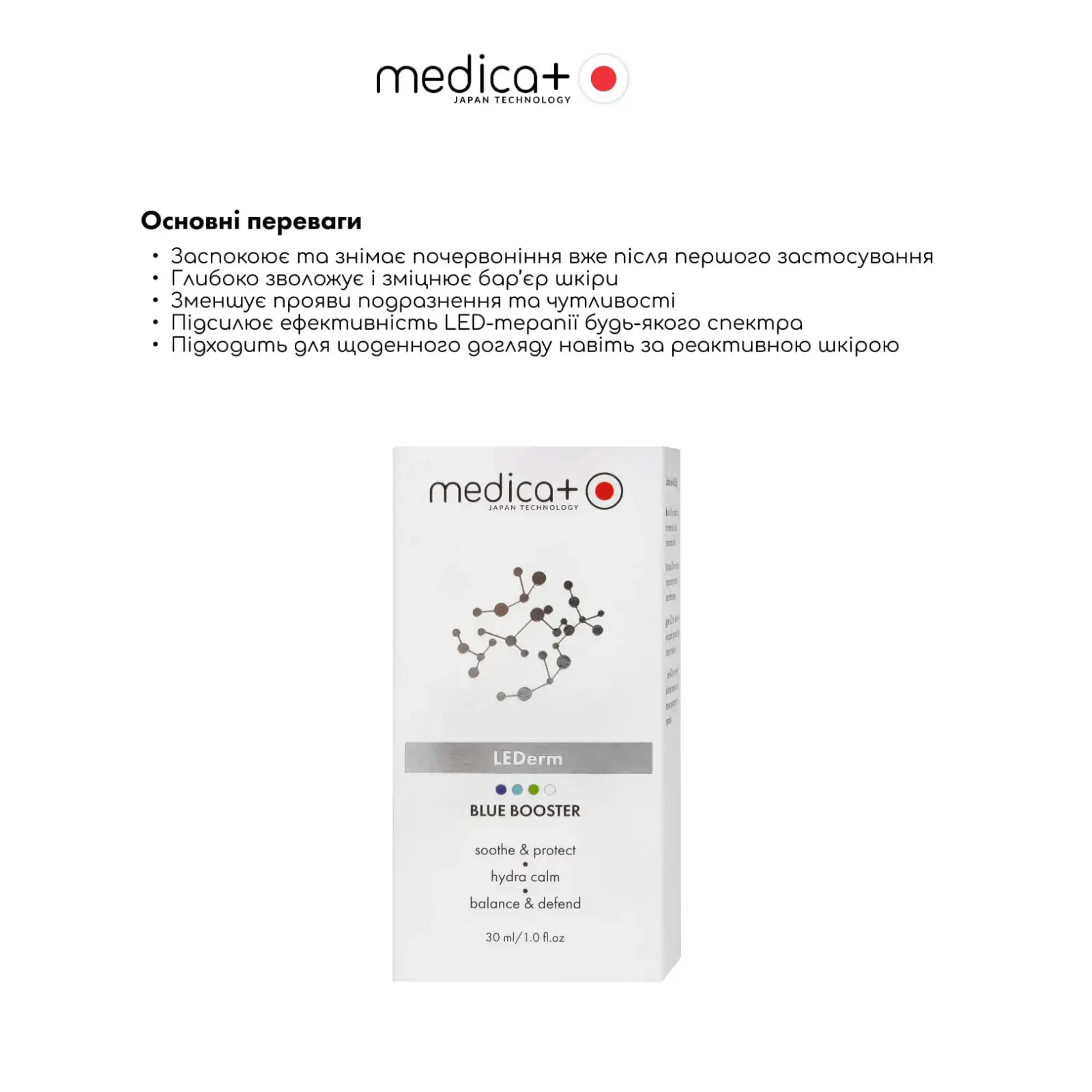 Бустер LEDerm Blue MEDICA+, 30 мл UA
