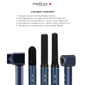 Фен-стайлер для волосся MEDICA+ AIR-ZEN 7.0 UA