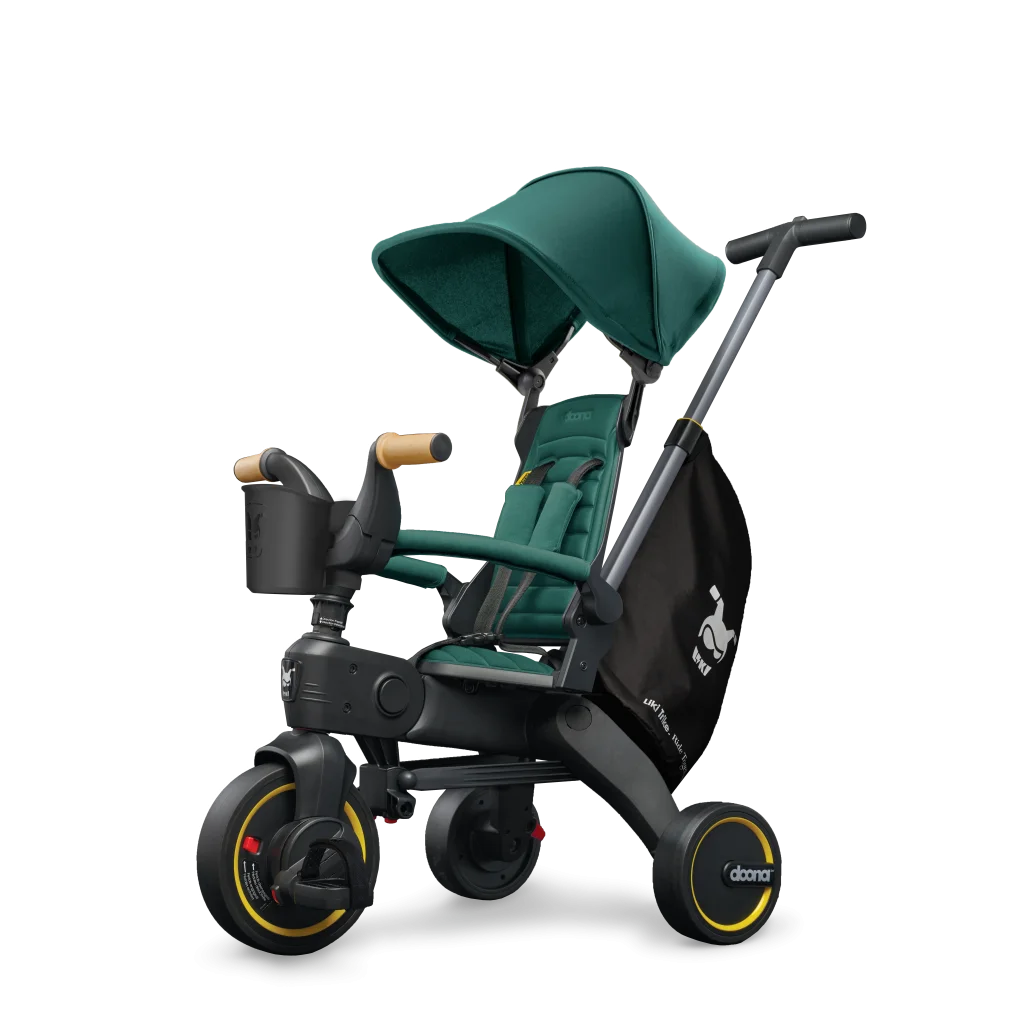 Складний триколісний велосипед Doona Liki Trike S5 / Racing Green