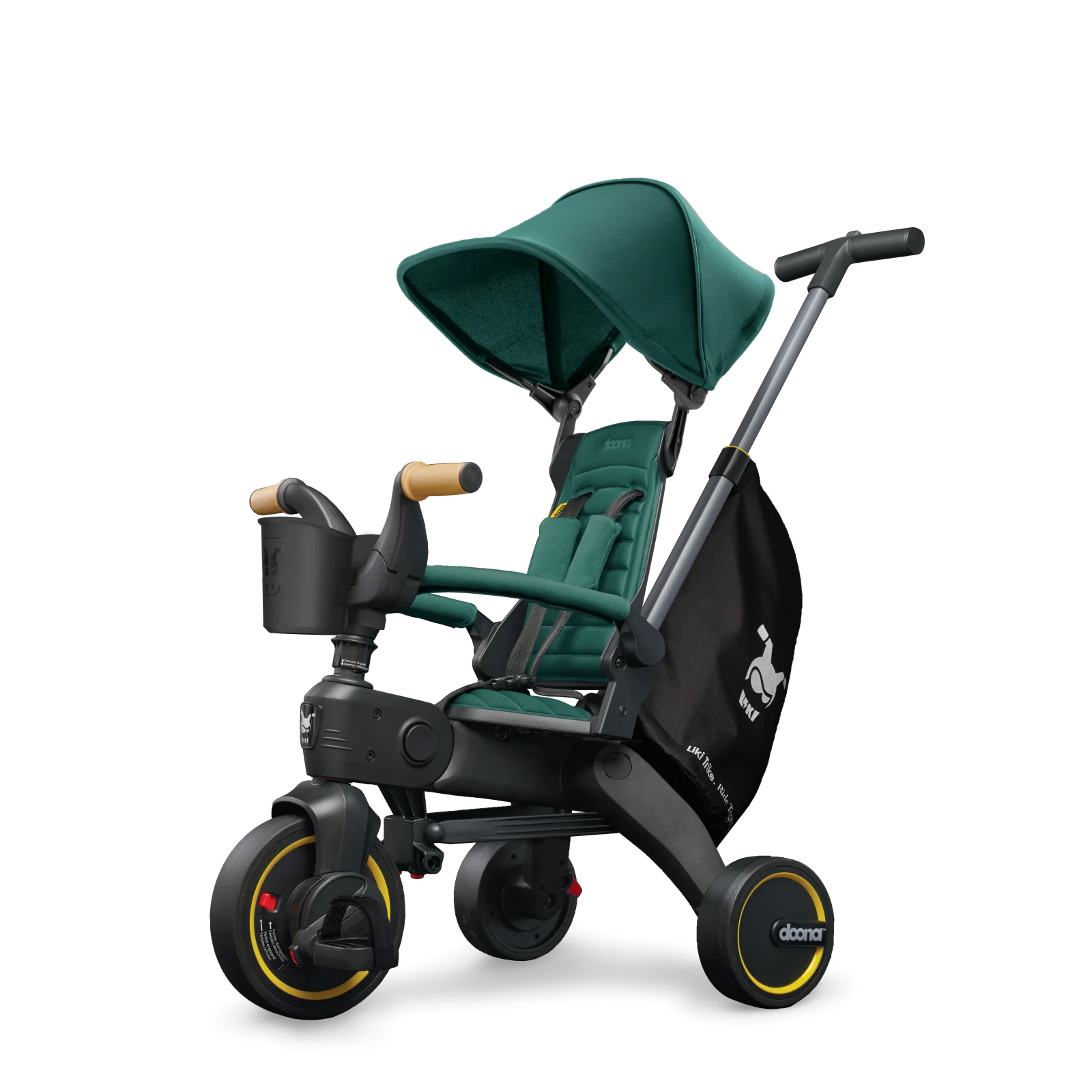 Складний триколісний велосипед Doona Liki Trike S5 / Racing Green