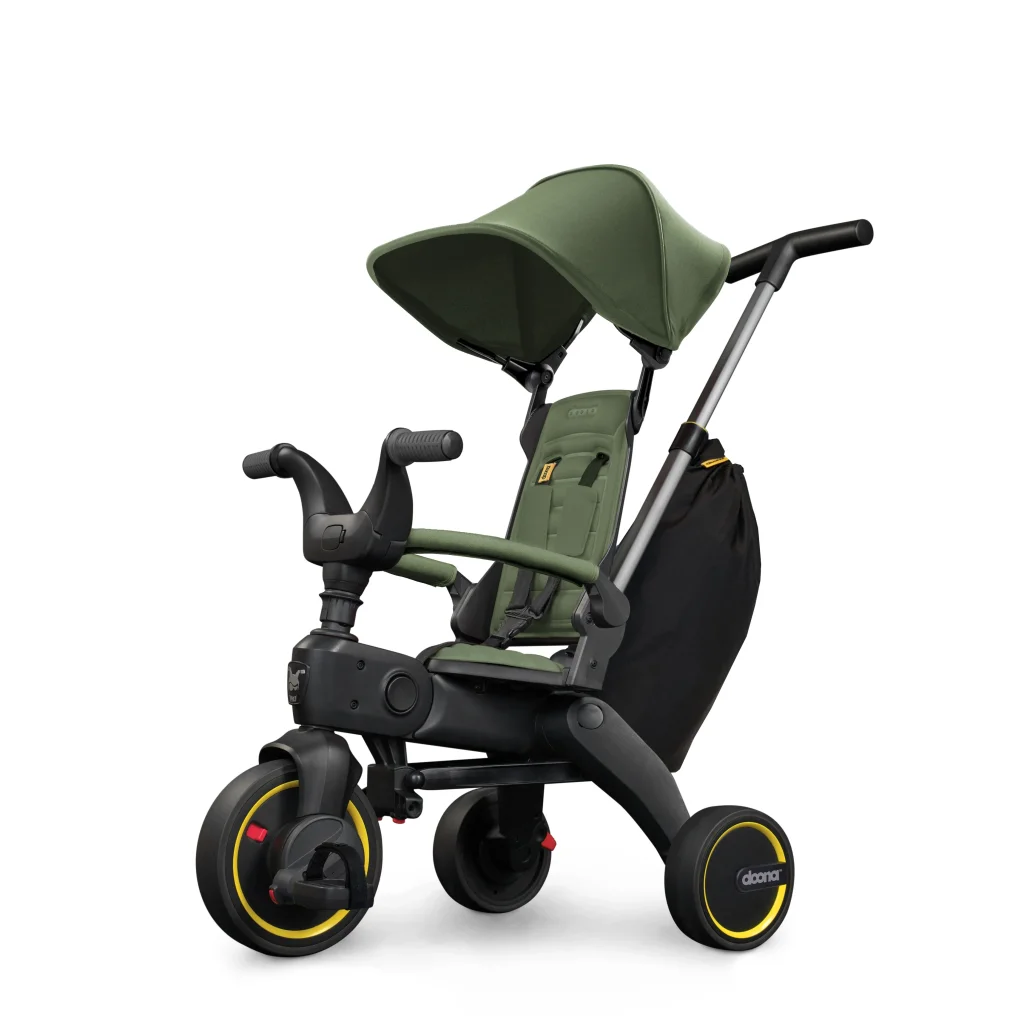 Складний триколісний велосипед Doona Liki Trike S3 / Desert Green