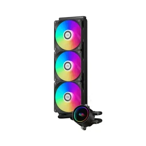 Водяне охолодження PсCOOLER DA360 ARGB чорний IntelLGA 20XX/1700/1200/115X/1851 AMD AM5/AM4 PcCOOLER (DA360-BKAWXX-GL) UA