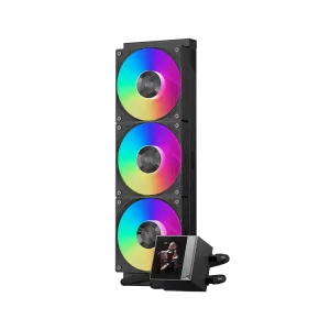 Водяне охолодження PсCOOLER DC360 PRO ARGB Display чорний IntelLGA 20XX/1700/1200/115X/1851 AMD AM5/AM4 PcCOOLER (DC360Pro-BKAWXY-GL) UA