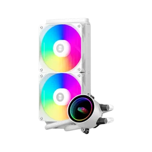 Водяне охолодження PсCOOLER DA240 ARGB білий Intel LGA 20XX/1851/1700/1200/115X AMD AM5/AM4 PcCOOLER (DA240-WHAWXX-GL) UA