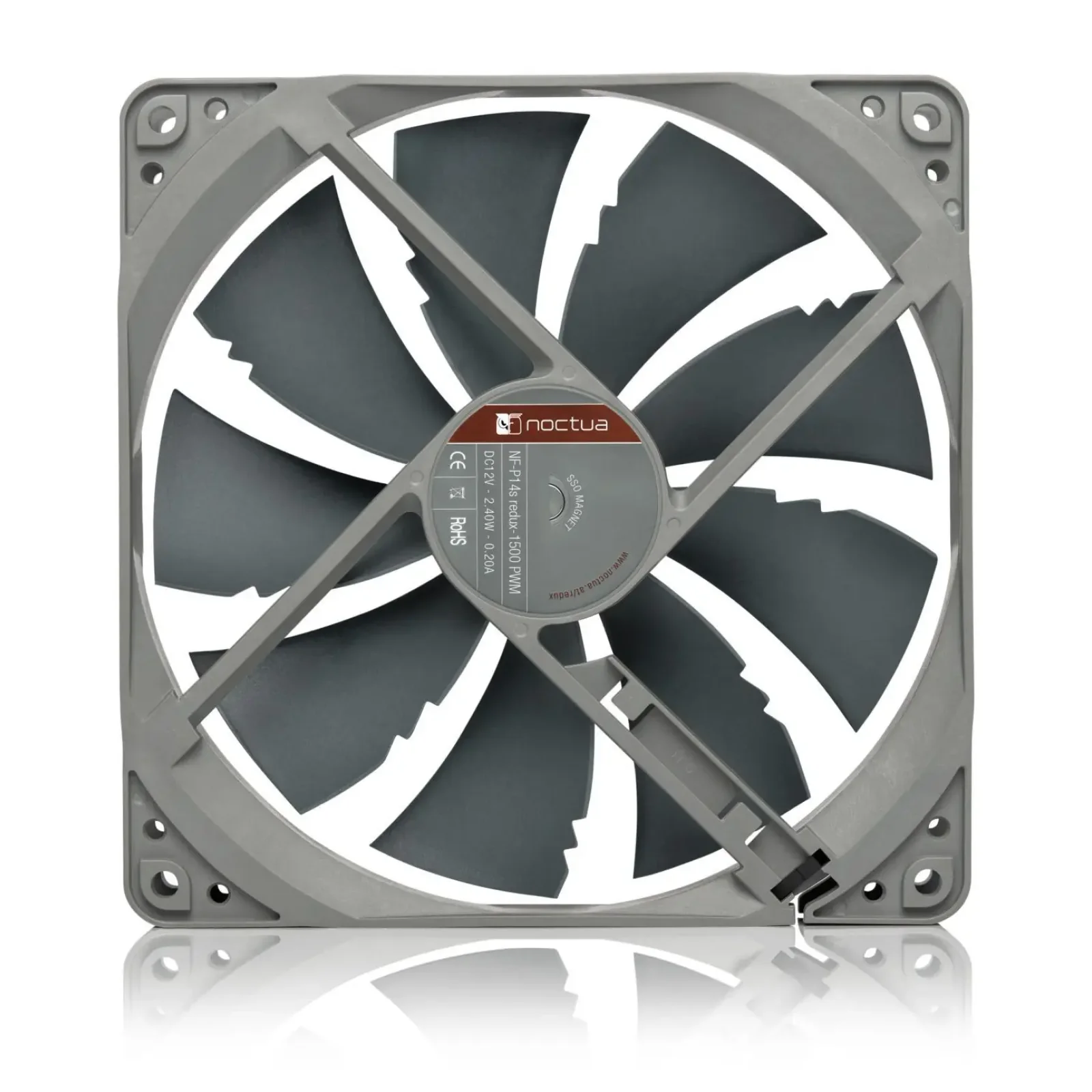 Вентилятор Noctua NF-P14s redux-1500 PWM для корпусу 140x140x25мм SSO 300-1500 об/хв UA