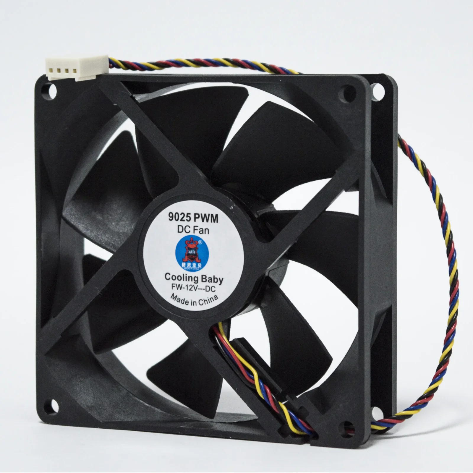 Вентилятор Cooling Baby 9025 PWM 90x90x25мм HB, 12В, 0,30А 17.6-31.3дБ, 500±100--2100±10%об/хв UA