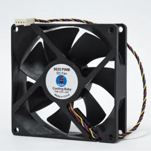 Вентилятор Cooling Baby 9025 PWM 90x90x25мм HB, 12В, 0,30А 17.6-31.3дБ, 500±100--2100±10%об/хв UA