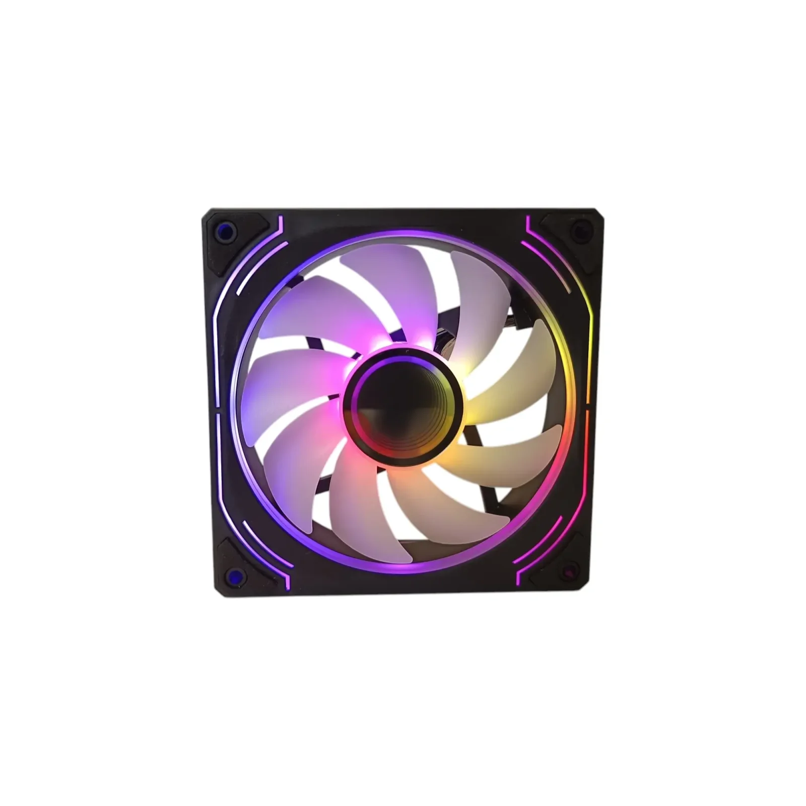 Вентилятор Cooling Baby Mirror fan bk 2 120x120x25мм HB, чорний, 25дБ, 12V, 600-1500 об/хв, PWM UA
