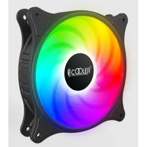 Вентилятор PC COOLER FX-120-3 для корпусу 120x120x25мм, HB, ~1200±10%об/хв, >18 dBa, SRGB PcCOOLER (FX1203-BKRN1-GL) UA