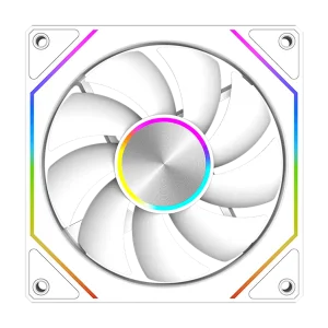 Вентилятор PCCOOLER FG120 ARGB WH білий для корпусу 120x120x25мм, HB, 5V ARGB 3-pin (F1G120-WHAC112-GL) UA