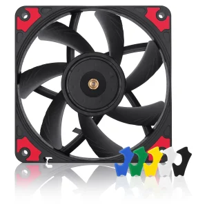 Вентилятор Noctua NF-A12x15 PWM Chromax для корпусу 120x120x15мм SSO2 450-1850 об/хв16.8 - 23,9 дБ (NF-A12x15 PWM CHROMAX. BLACK. SWAP) UA