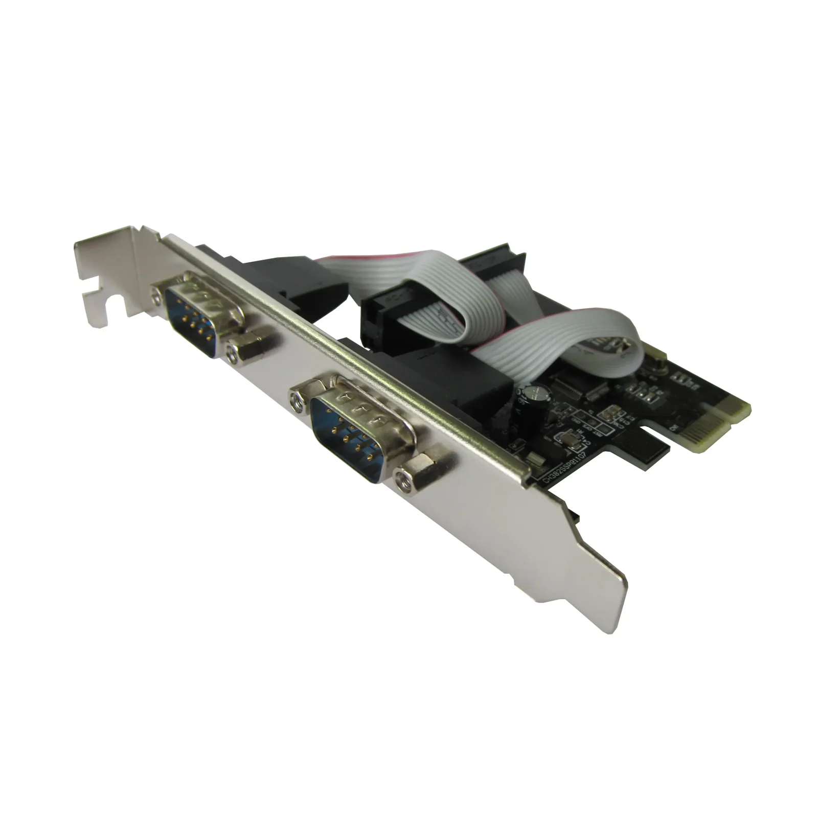 Контроллер Dynamode RS232 (COM) 2 канала чипсет WCH 382 PCI-E (RS232-2port-PCIE) UA