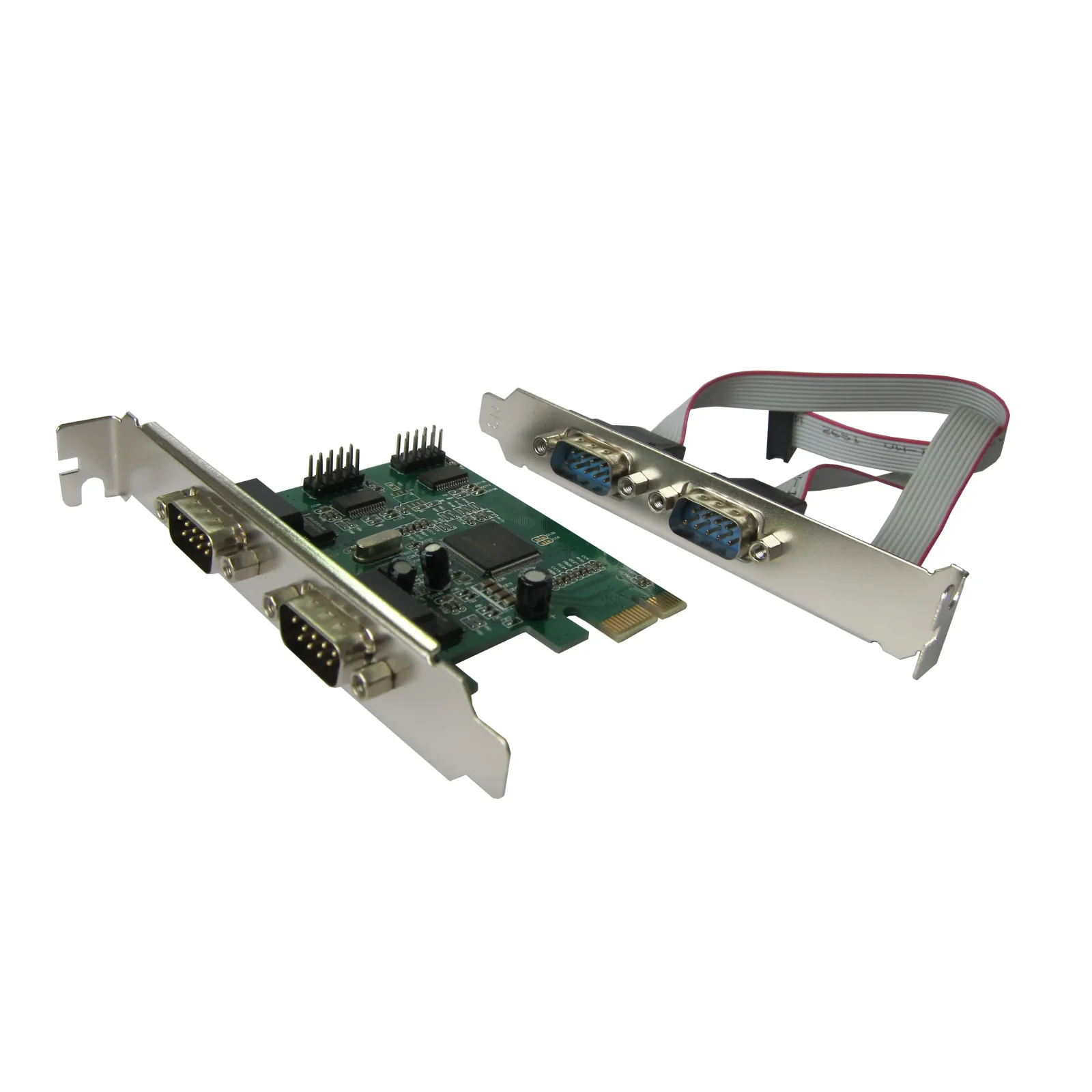 Контроллер Dynamode RS232 (COM) 4 канала 16С950 UART чипсет Moschip 9904 PCI-E (RS232-4port-PCIE) UA