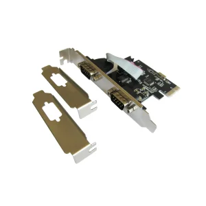 Контролер Dynamode RS232 (COM) 2 канали чіпсет WCH 382 PCI-E, LP-низкопрофільна планка (RS232-2port-PCIE-LP) UA