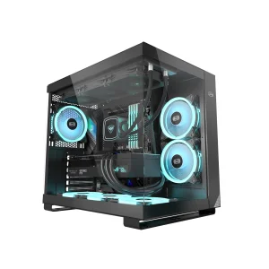 Корпус PcCOOLER CPS C3 T500 ARGB BK чорний ATX/Micro ATX/Mini-ITX без БП (LxWxH)415x295x368мм/ UA