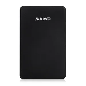 Кишеня Maiwo зовнішня для 2.5" SATA/SSD HDD через USB3.0 безгвинтіве кріплення пластик чорна (K2503D black) UA