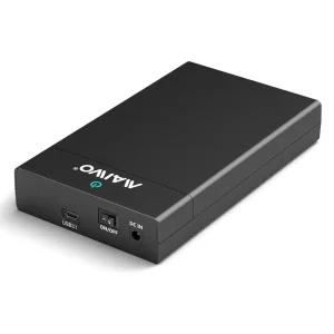 Кишеня Maiwo зовніш. для HDD 3,5"/2,5" SATA через USB3.1 GEN2 безгвинтове засув кріпл. пластик чорна (K3568G2) UA