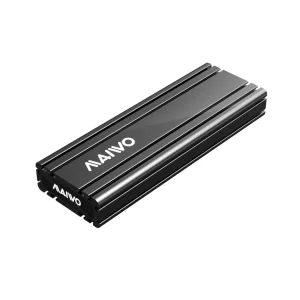 Кишеня Maiwo зовнішня для M.2 SSD NVMe (PCIe) через USB3.1 GEN2 Type-C на гвинтах алюм. матова чорна (K1686P) UA