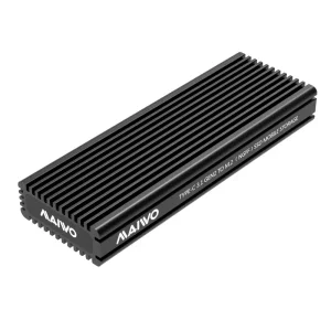 Кишеня Maiwo зовн. для M.2 SSD NVMe/SATA combo через USB3.1 GEN2 Type-C на гвинтах алюм. матова чорн (K1687P2) UA