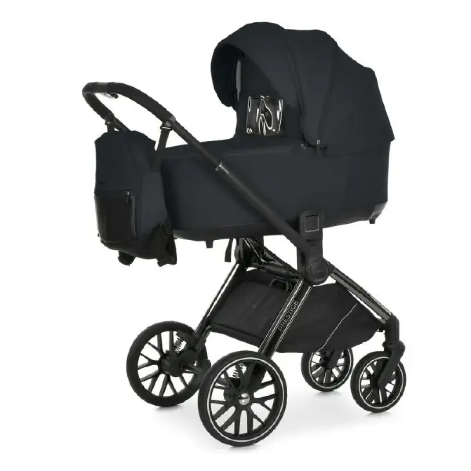Коляска універсальна 2в1 El Camino PRESTIGE ME 1124-3 Black