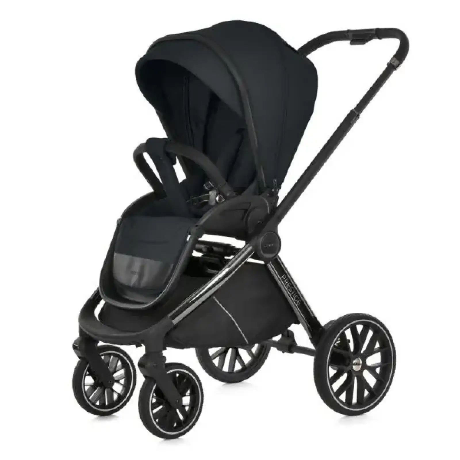 Коляска універсальна 2в1 El Camino PRESTIGE ME 1124-3 Black