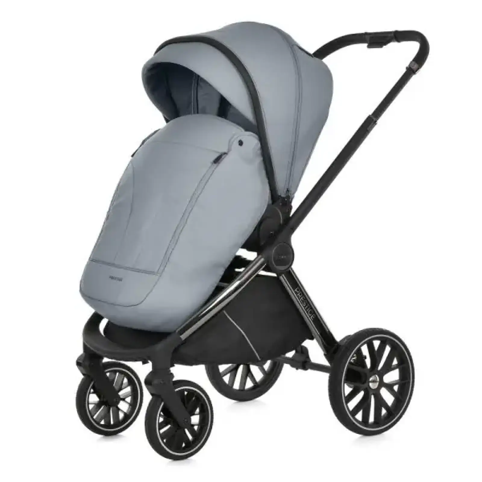 Коляска універсальна 2в1 El Camino PRESTIGE ME 1124-3 Frost Gray