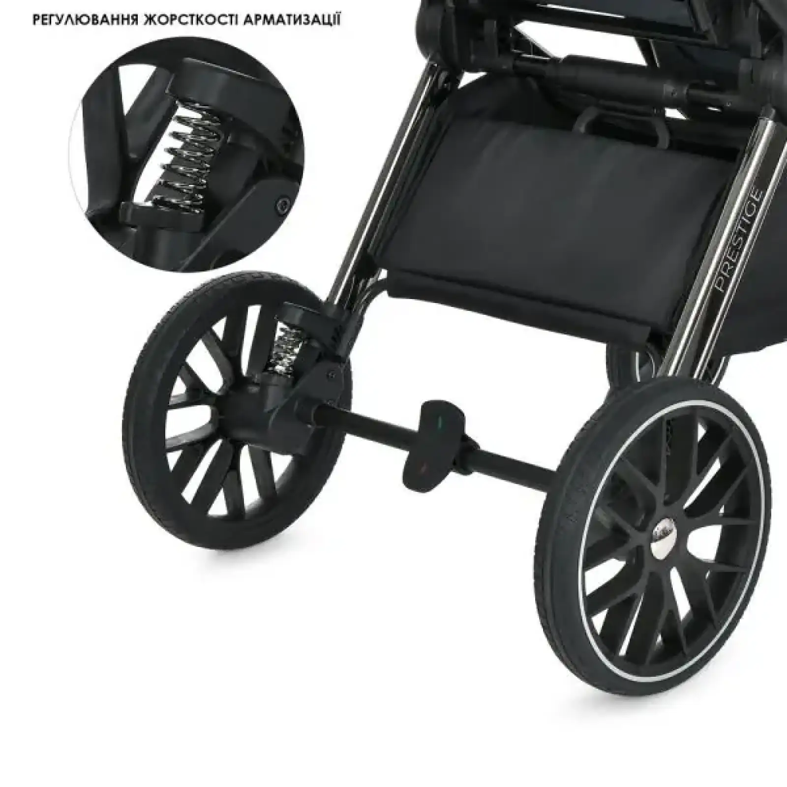 Коляска универсальная El Camino PRESTIGE ME 1124-3 Magnet Gray