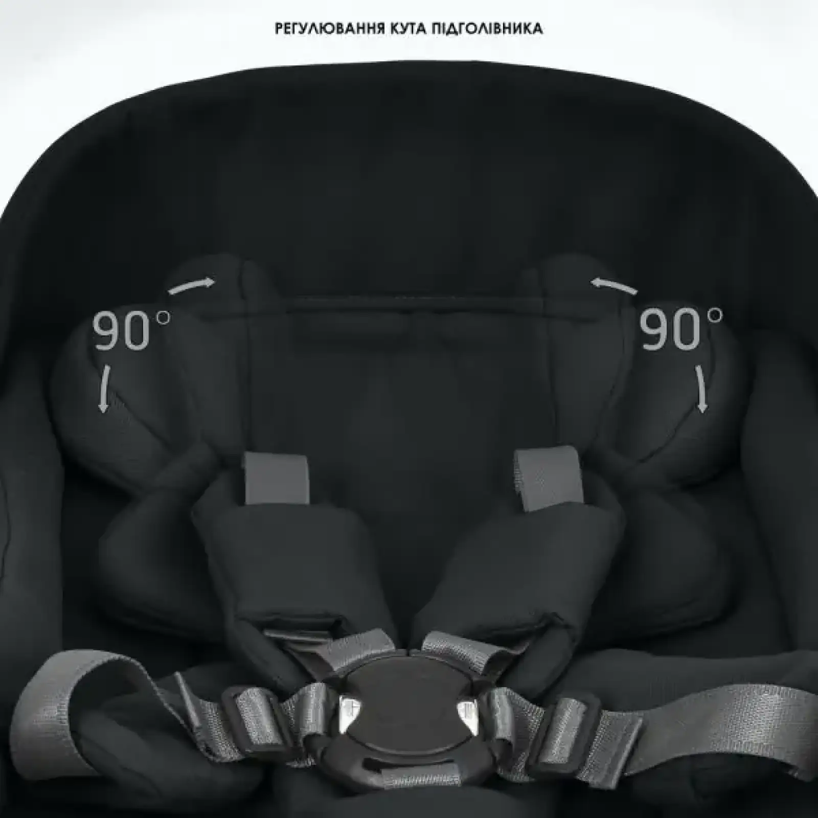 Коляска универсальная 2в1 El Camino ELLE ME 1221 Black