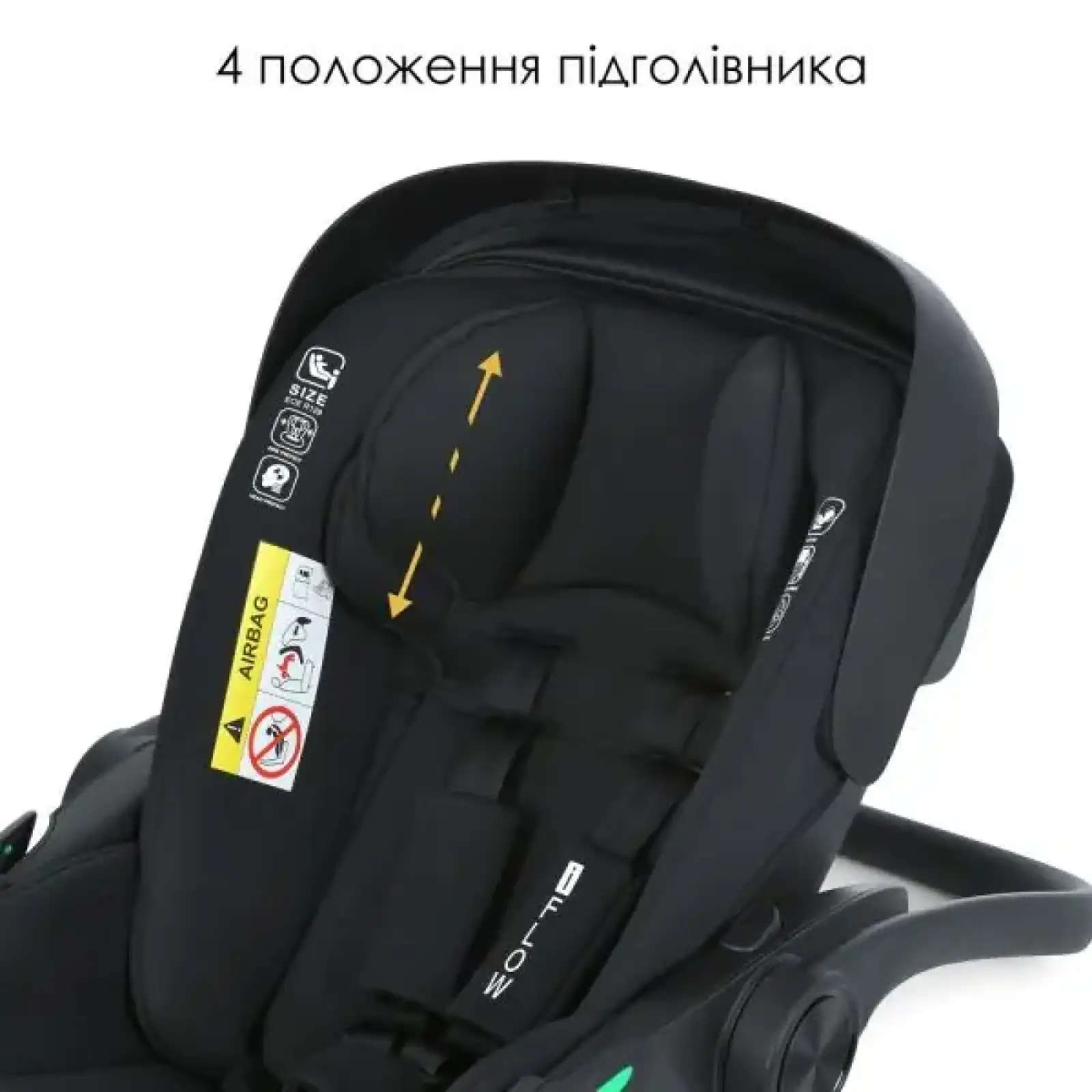 Автокресло El Camino i-FLOW ME 1198 Black
