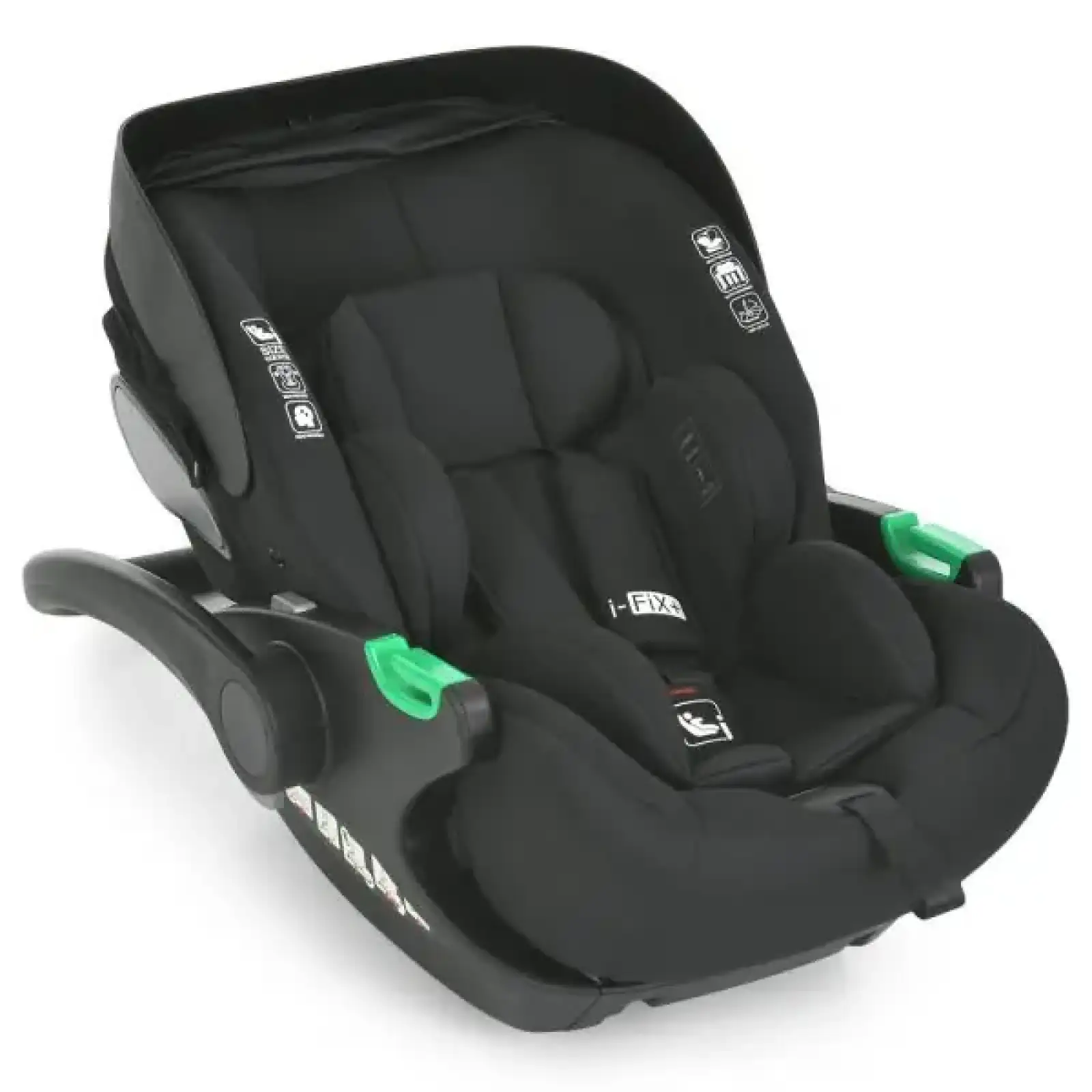 Детское автокресло El Camino i-FIX+ ME 1110 Moon Black