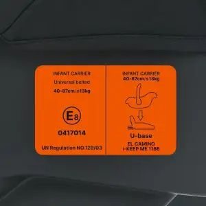 Автокрісло дитяче ME 1186 i-KEEP Melange Jet Black EL CAMINO (ME 1186 Melange Jet Black)