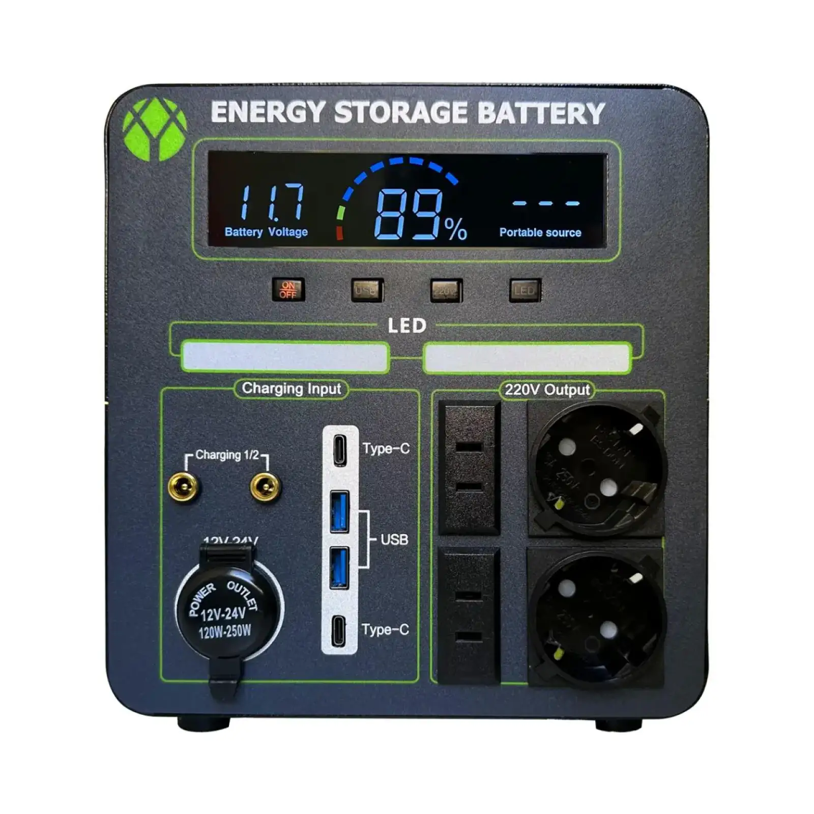Портативная зарядная станция Energy Storage 600 Вт UA