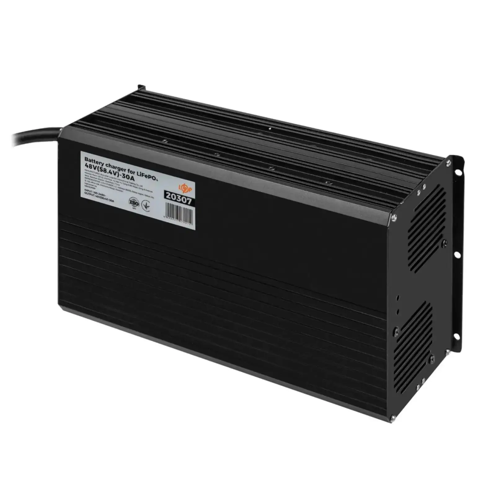 Зарядний пристрій для акумуляторів LiFePO4 48V (58.4V)-30A-1440W-LED LogicPower UA
