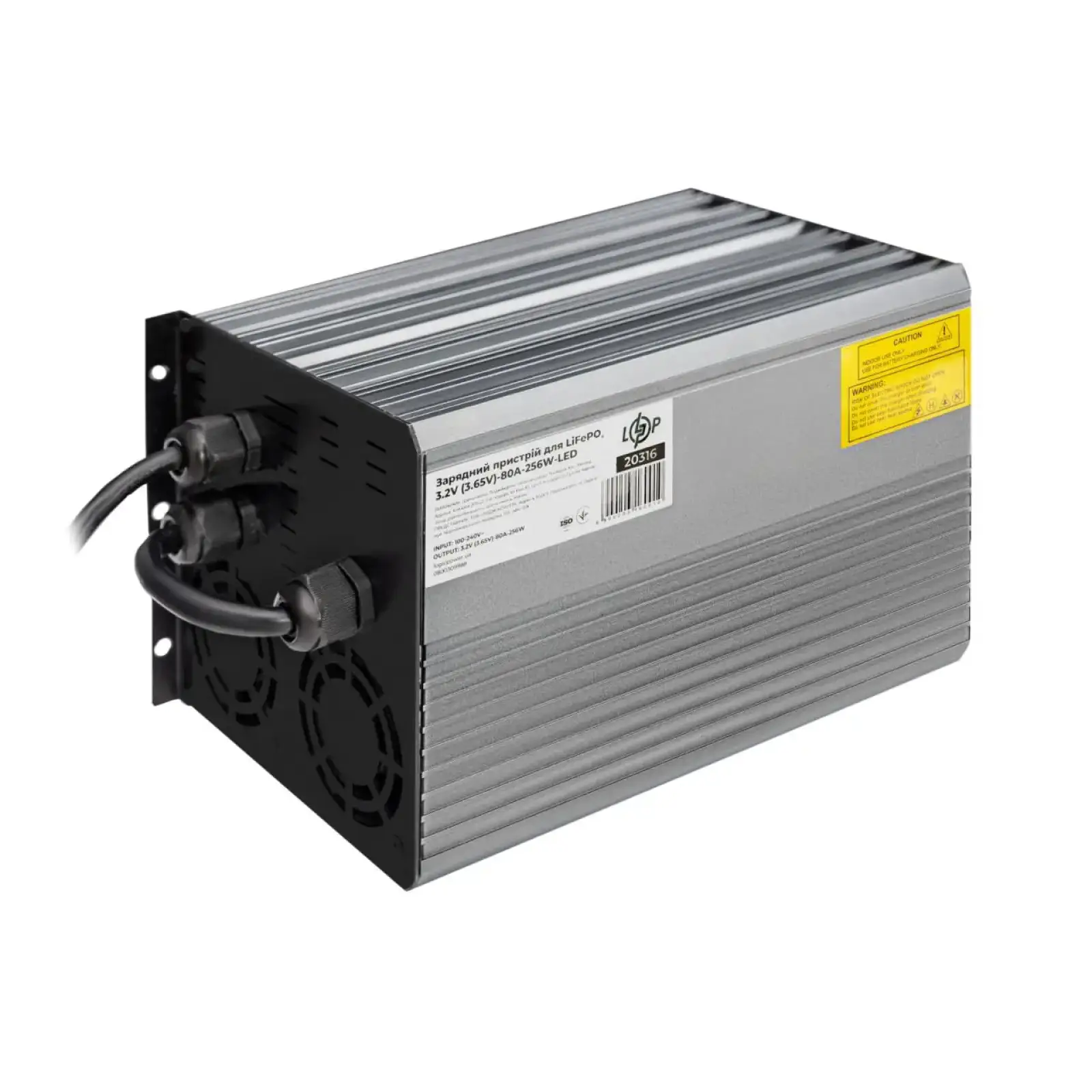 Зарядний пристрій для LiFePO4 комірок 3.2V (3.65V)-80A-256W-LED LogicPower UA