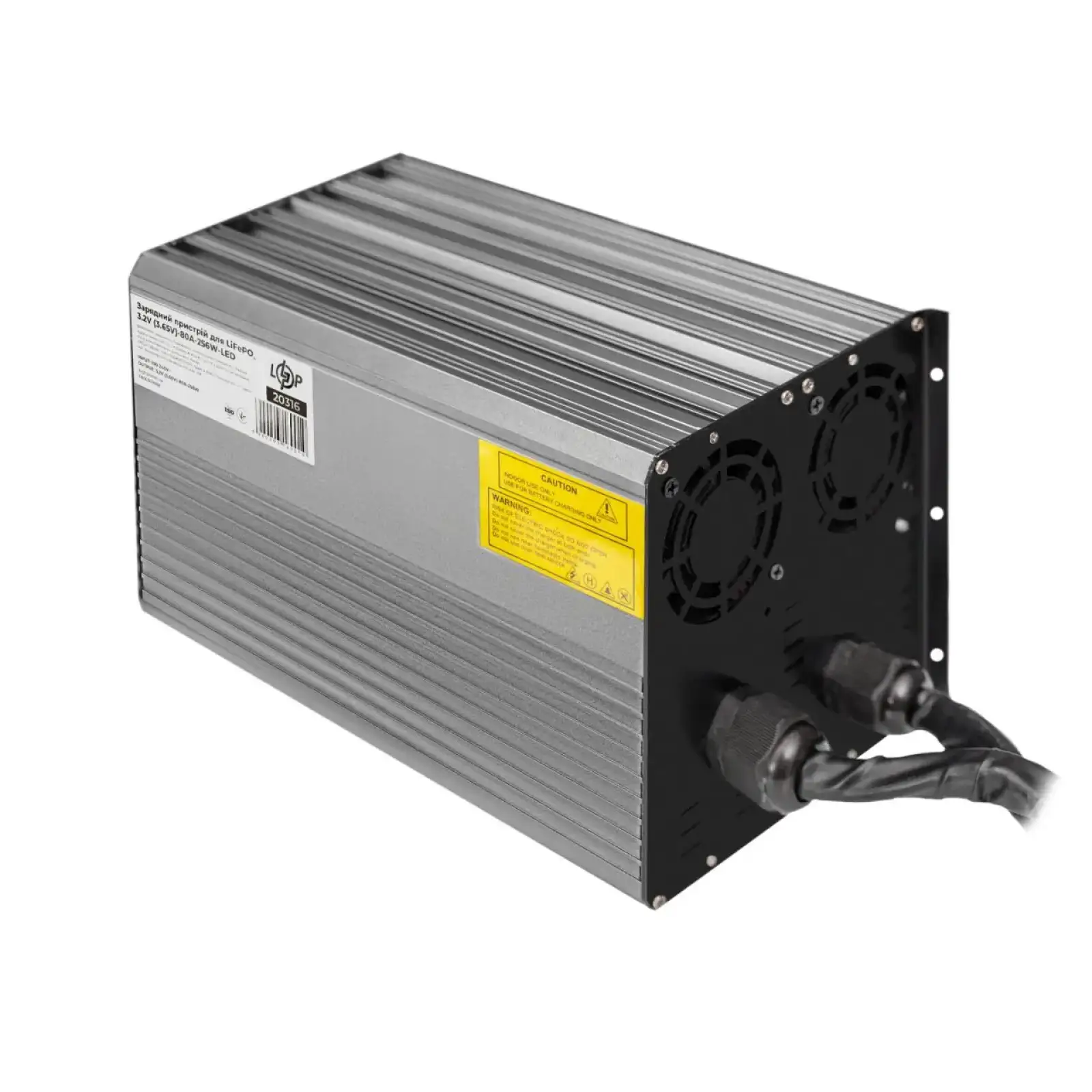 Зарядний пристрій для LiFePO4 комірок 3.2V (3.65V)-80A-256W-LED LogicPower UA