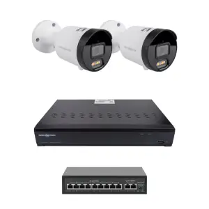 Комплект відеоспостереження на 2 камери GV-IP-K-W102/2 4MP (Ultra AI) GreenVision UA