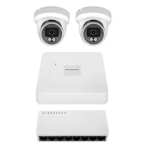 Комплект відеоспостереження на 2 камери GV-IP-K-W100/2 6MP GreenVision UA